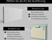 Rechteckiger Badspiegel mit LED Beleuchtung L15 #2